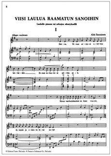 Viisi laulua Raamatun sanoihin