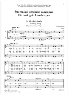 Suomalais-ugrilaisia maisemia lapsikuorolle