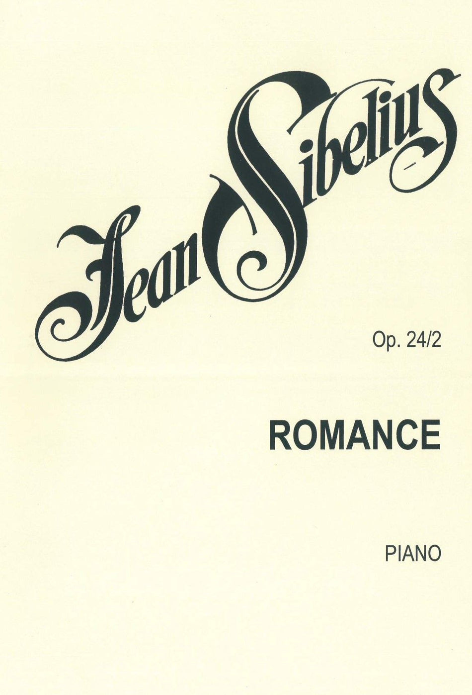 Valokuva kirjasta  Romance A Minor op 24/2, kuuluu tuoteryhmään Musiikki.