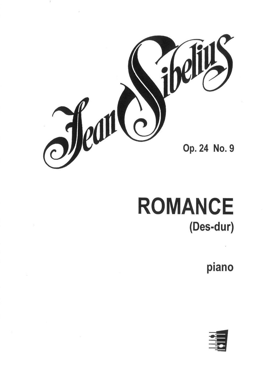 Valokuva kirjasta  Romance Des / in D Flat Major op 24/9, kuuluu tuoteryhmään Musiikki.