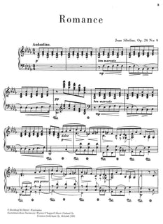 Romance Des / in D Flat Major op 24/9