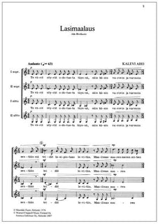 Lasimaalaus (Stained Glass) for female choir