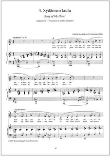 Solo Songs 2 / Yksinlauluja 2 - Voice and piano