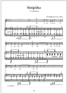 Kootut yksinlaulut / Collected Songs for voice and piano