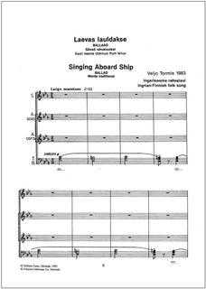 Laevas lauldakse (Singing aboard Ship) - Mixed choir