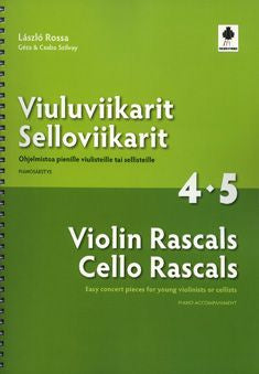 Valokuva kirjasta Géza Szilvay / Csaba Szilvay Violin/Cello Rascals 4-5 - Piano accompaniment, kuuluu tuoteryhmään Musiikki.