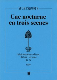 Valokuva kirjasta  Kolmikohtauksinen nokturno pianolle, kuuluu tuoteryhmään Musiikki.