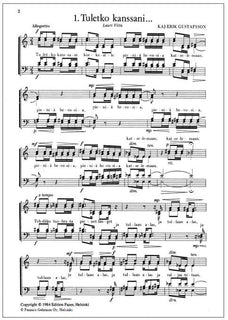 Neljä laulua rakkaudesta - Mixed choir