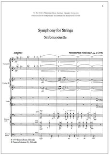 Symphony for Strings - Score
