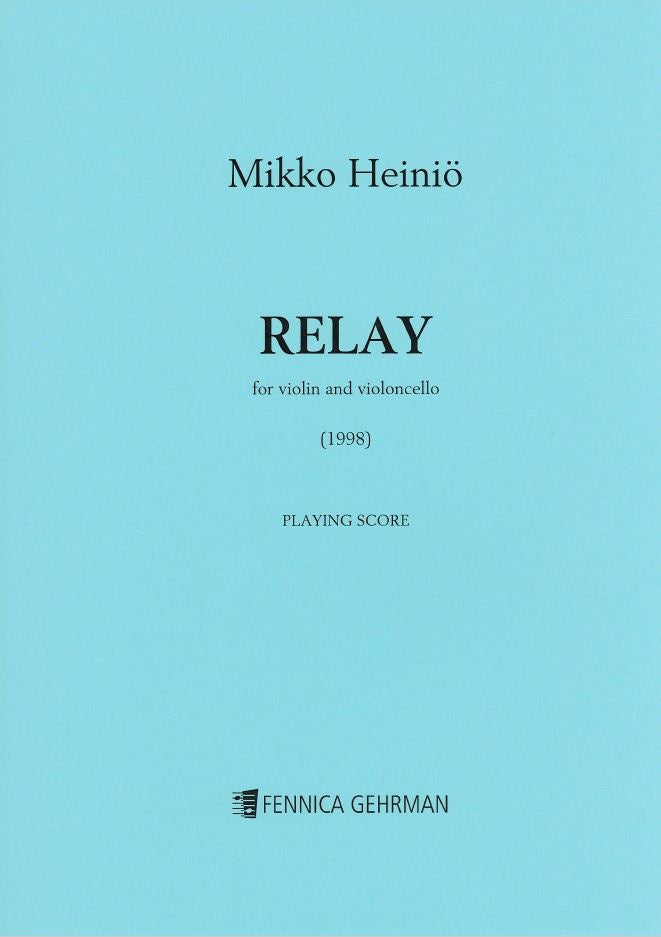 Valokuva kirjasta  ReLay for violin and violoncello - Playing score, kuuluu tuoteryhmään Musiikki.