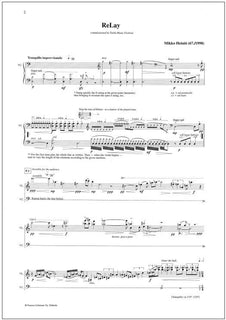 ReLay for violin and violoncello - Playing score