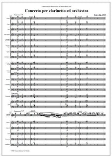 Concerto per clarinetto ed orchestra / Clarinet Concerto