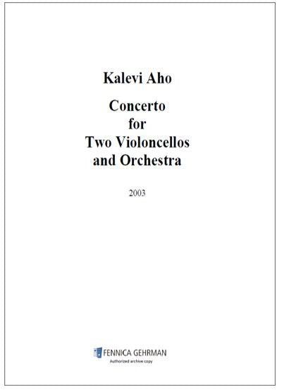 Valokuva kirjasta  Concerto for two violoncellos and orchestra - Solo part, kuuluu tuoteryhmään Musiikki.
