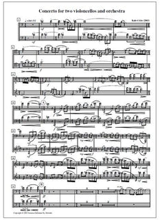 Concerto for two violoncellos and orchestra - Solo part