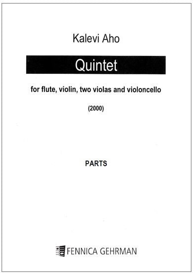 Valokuva kirjasta  Quintet for flute, violin, 2 violas and cello - Parts, kuuluu tuoteryhmään Musiikki.