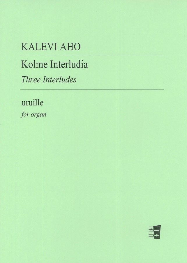 Valokuva kirjasta  Three Interludes from Symphony No. 8 for organ, kuuluu tuoteryhmään Musiikki.