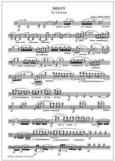 Solo V for bassoon