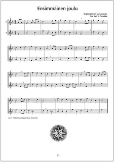 Joululauluja nokkahuiluille