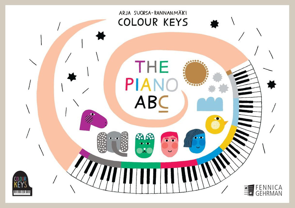 Valokuva kirjasta Arja Suorsa-Rannanmäki Colour Keys the Piano ABC - Book C, kuuluu tuoteryhmään Musiikki.