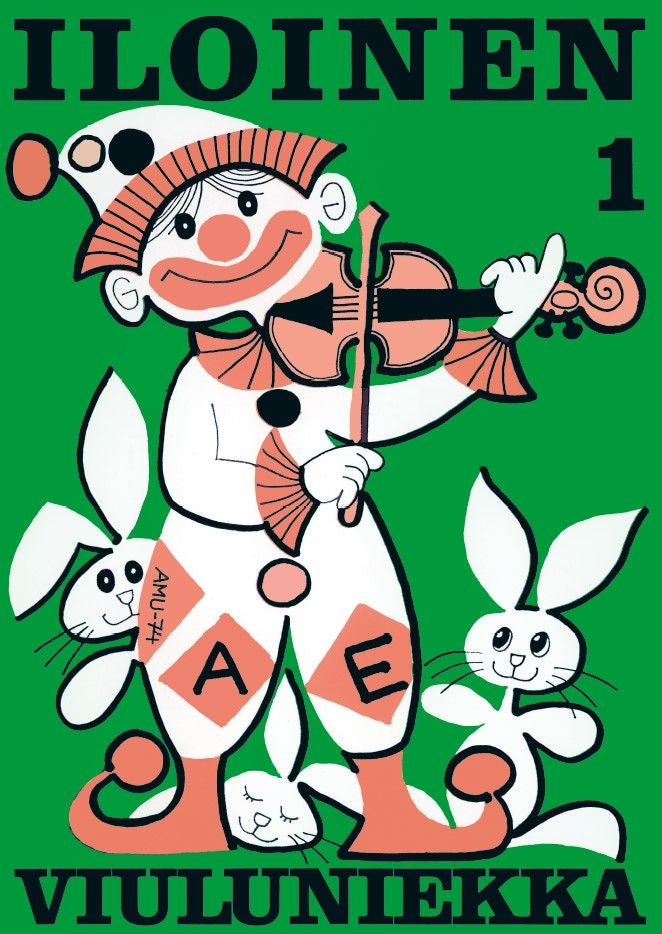 Valokuva kirjasta Anna-Maija Usma Iloinen viuluniekka 1 (+ säestyskirja), kuuluu tuoteryhmään Musiikki.