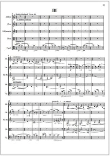 Wind Quintet No. 2 / Puhallinkvintetto No. 2 (2014) : score