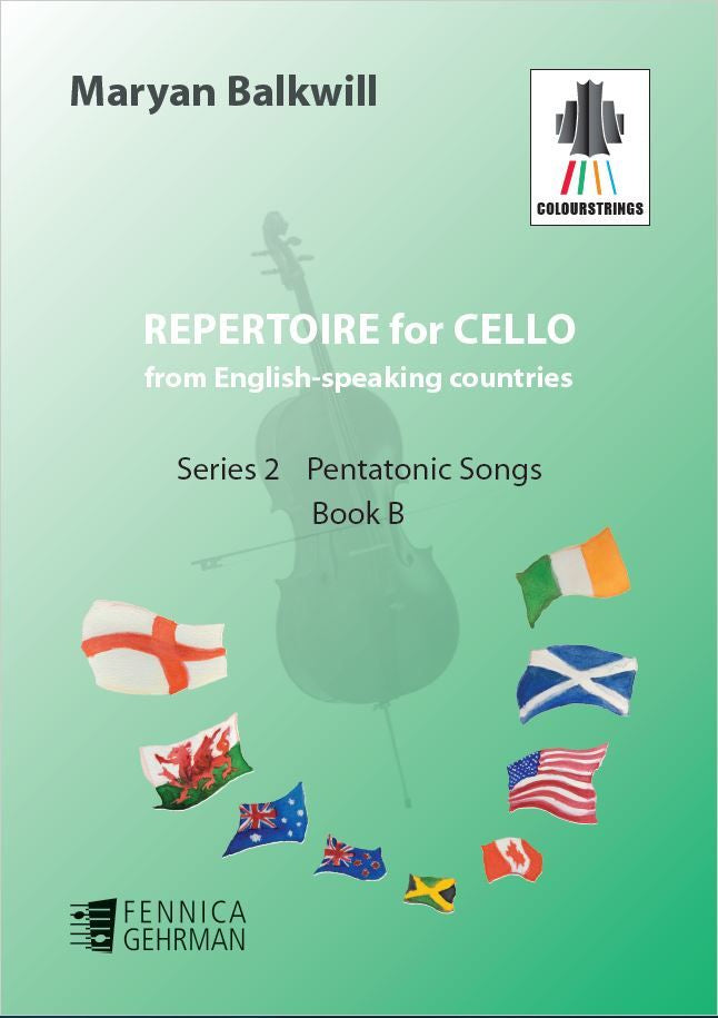 Valokuva kirjasta  Pentatonic songs: Book B - Cello &amp; piano, kuuluu tuoteryhmään Musiikki.