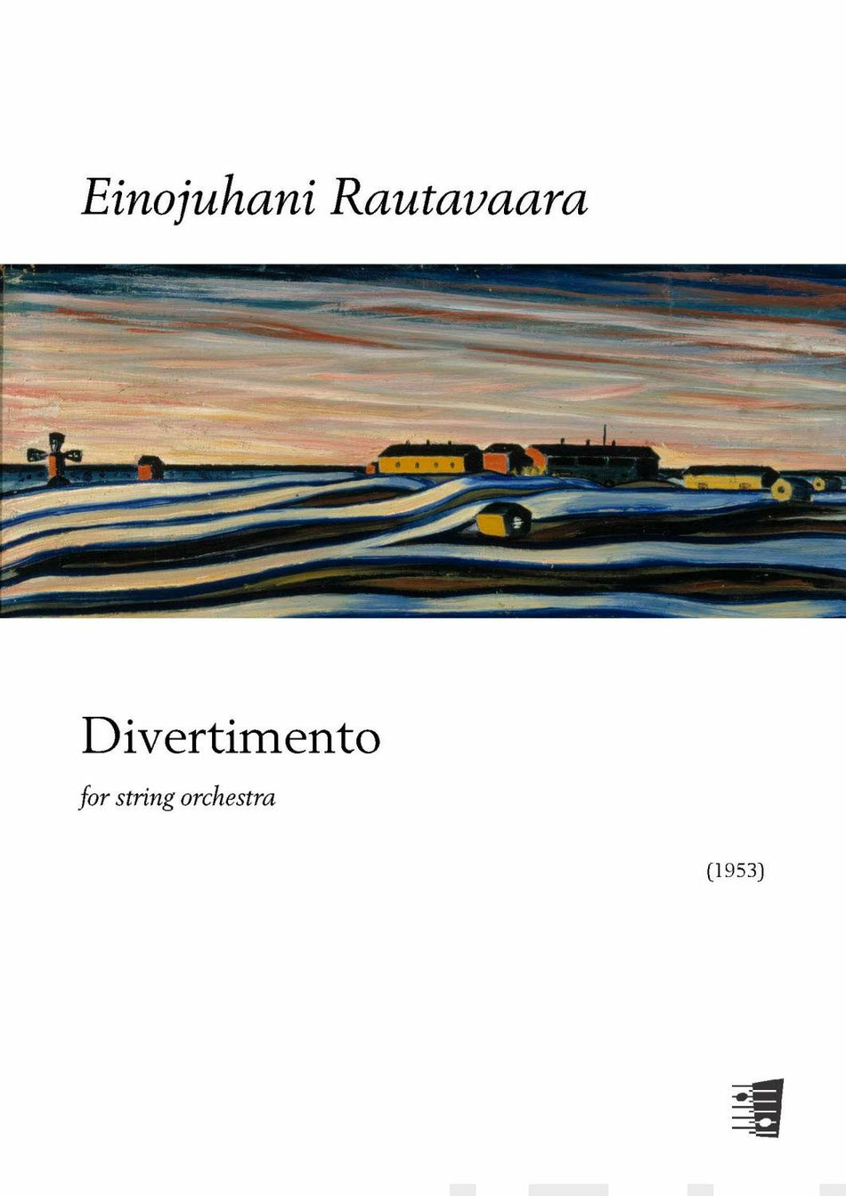 Valokuva kirjasta  Divertimento for string orchestra - Score &amp; parts (33221) [New edition 2020], kuuluu tuoteryhmään Musiikki.