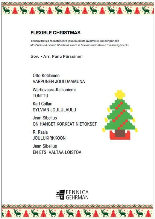 Valokuva kirjasta  Flexible Christmas - Triosovituksia rakastetuista joululauluista avoimelle kokoonpanolle - Partituuri &amp; stemmapaketti, kuuluu tuoteryhmään Musiikki.