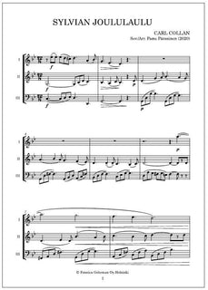 Flexible Christmas - Triosovituksia rakastetuista joululauluista avoimelle kokoonpanolle - Partituuri & stemmapaketti