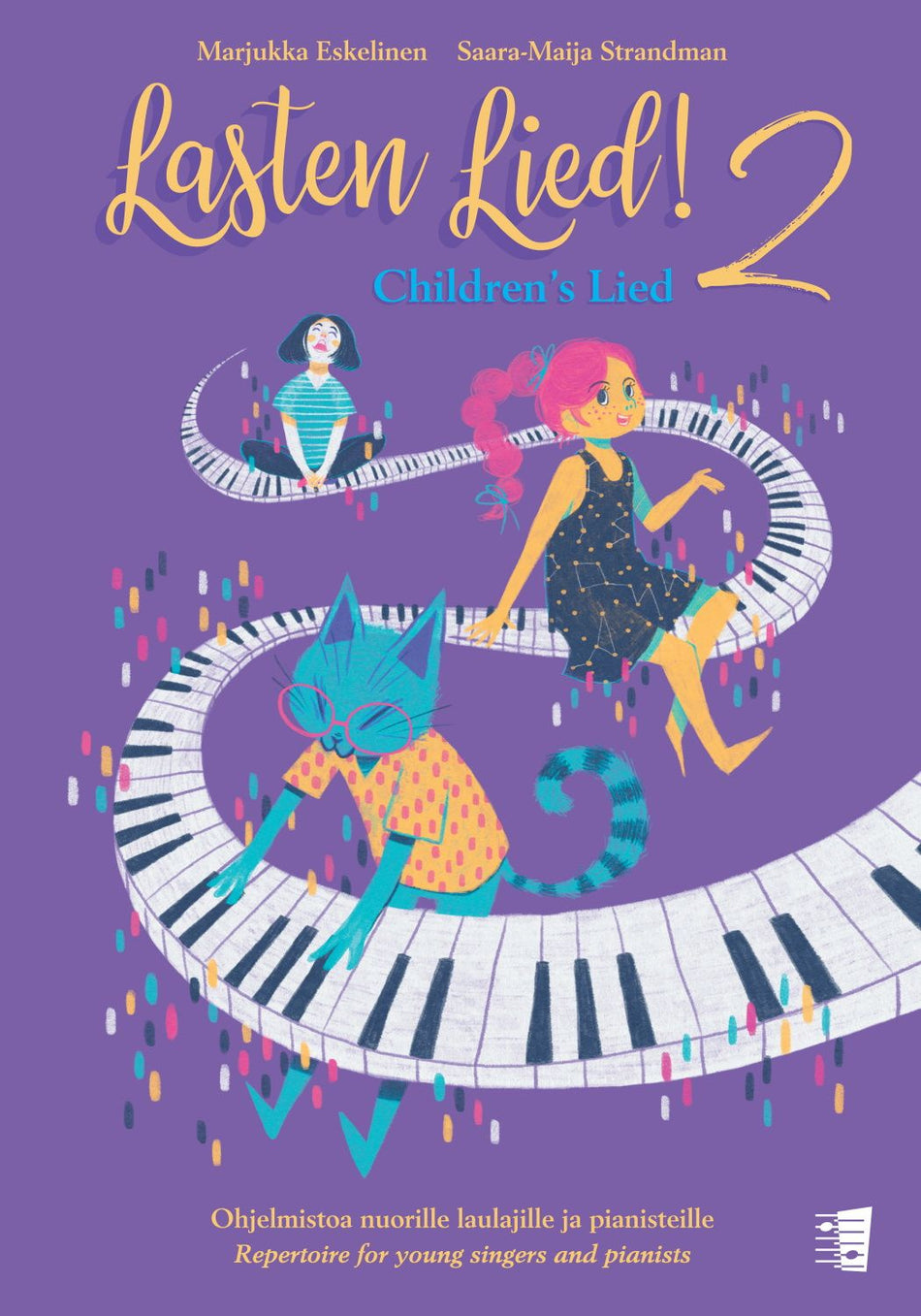 Valokuva kirjasta Marjukka Eskelinen / Saara-Maija Strandman Lasten lied! 2 - Ohjelmistoa nuorille laulajille ja pianisteille, kuuluu tuoteryhmään Musiikki.