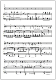 Lintujen tuonela (The Hades of the Birds) - Mezzo-soprano & piano