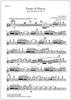 Tempo di Marcia from Symphony No. 1 - Score & parts