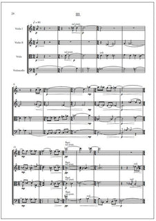 Divergence for string quartet - Score & parts
