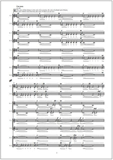 Blue of Distance for mixed choir, The