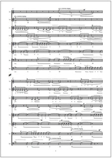 Chant des Voyelles for mixed choir
