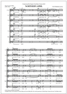 Northern April for mixed choir