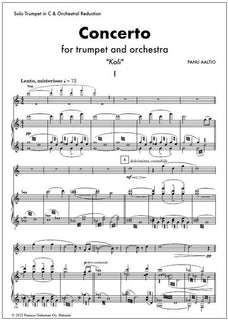 Concerto for trumpet and orchestra 