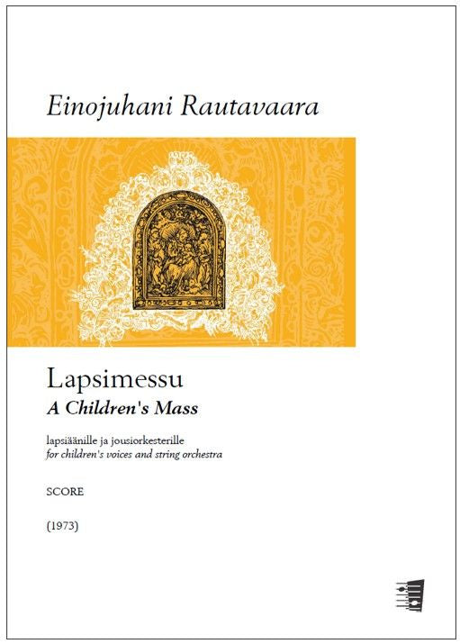 Valokuva kirjasta  Children's Mass - Score &amp; string parts (33221), A, kuuluu tuoteryhmään Musiikki.