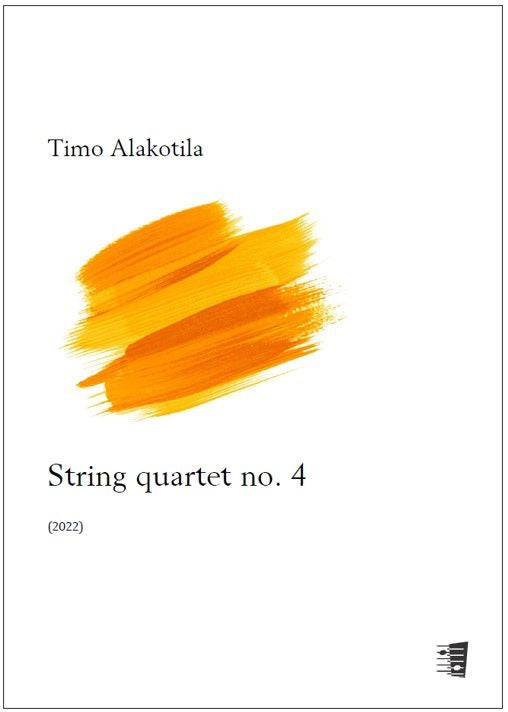 Valokuva kirjasta  String quartet no. 4 - Score &amp; parts, kuuluu tuoteryhmään Musiikki.