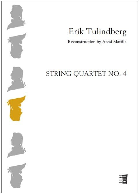 Valokuva kirjasta  String quartet no. 4 - Score &amp; parts, kuuluu tuoteryhmään Musiikki.