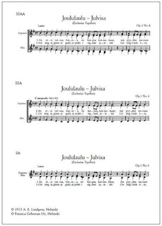 En etsi valtaa, loistoa / Giv mig ej guld, ej glans, ej prakt - Descant choir (SSAA / SSA / SA)