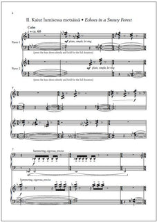 Six Winter Scenes for two pianos