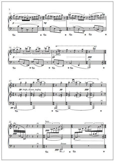 Night Rowing on the Lake for piano