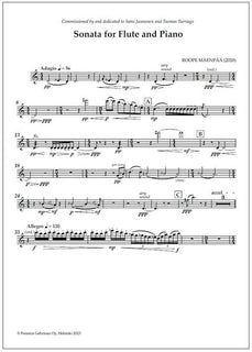 Sonata for flute and piano