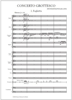 Concerto grottesco for wind orchestra - Score & parts