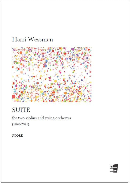 Valokuva kirjasta  Suite for two violins and string orchestra - Score &amp; parts, kuuluu tuoteryhmään Musiikki.