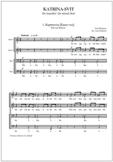 Katrina-svit for male choir