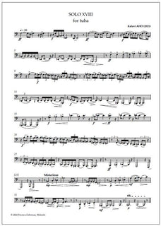 Solo XVIII for tuba