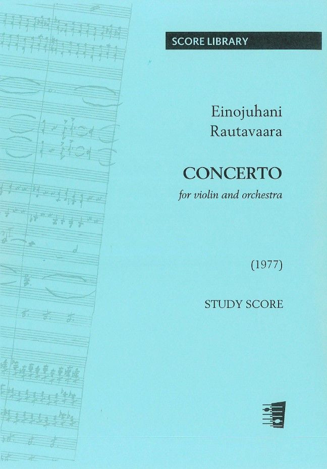 Valokuva kirjasta  Concerto for violin and orchestra - Study score, kuuluu tuoteryhmään Musiikki.
