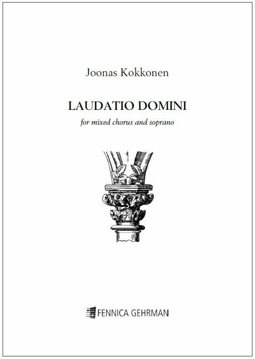 Valokuva kirjasta  Laudatio Domini for mixed chorus and soprano, kuuluu tuoteryhmään Musiikki.